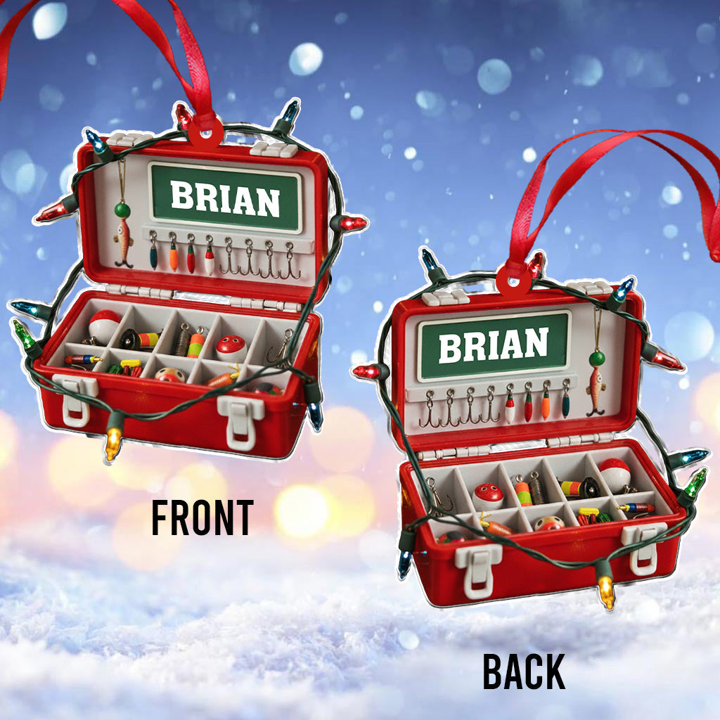 Fröhliche Fischweihnachten – Personalisierter Angelschmuck