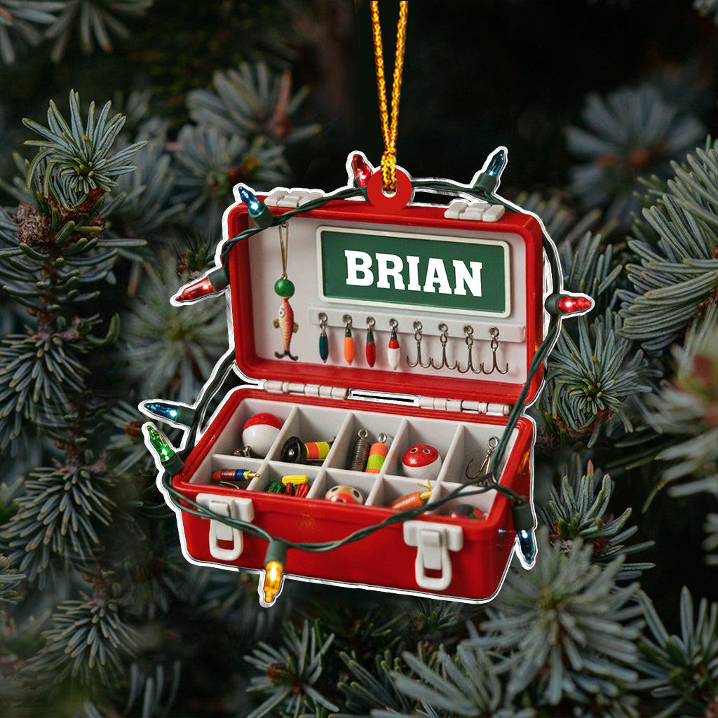 Fröhliche Fischweihnachten – Personalisierter Angelschmuck