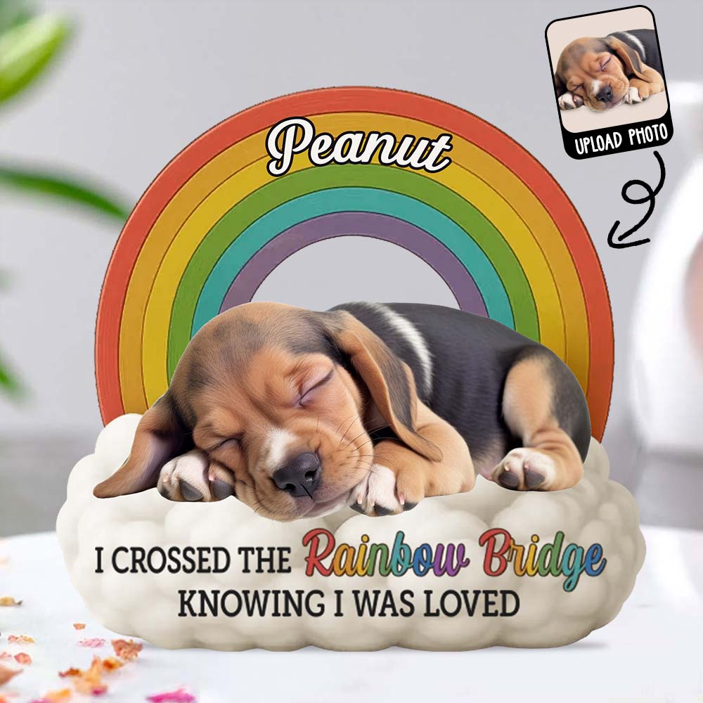 Custom Photo Forever In My Heart - Personalized Dog Custom Shaped Acrylic Plaque