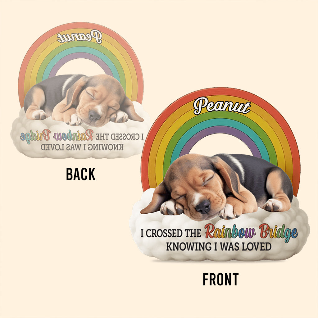 Custom Photo Forever In My Heart - Personalized Dog Custom Shaped Acrylic Plaque