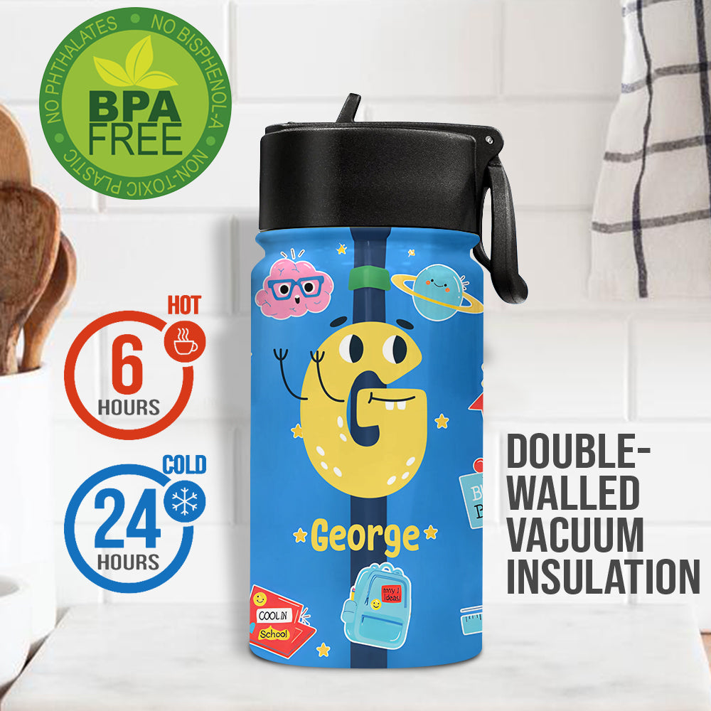 Back To School - Personalized Teacher Kids Water Bottle