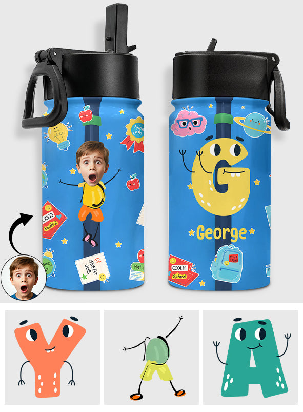 Back To School - Personalized Teacher Kids Water Bottle