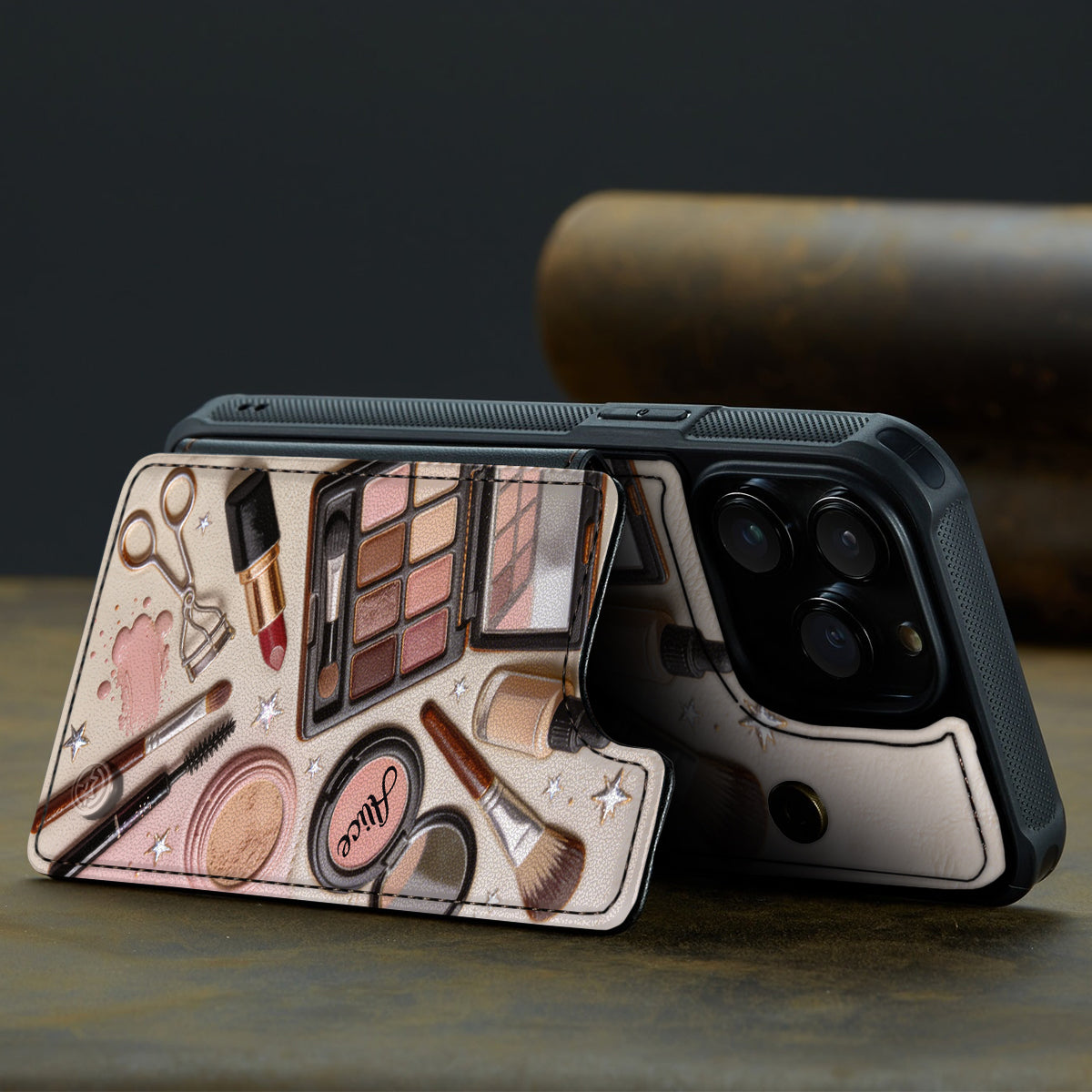 Makeup Artist - Personalized Makeup Fully Printed Wallet Phone Case