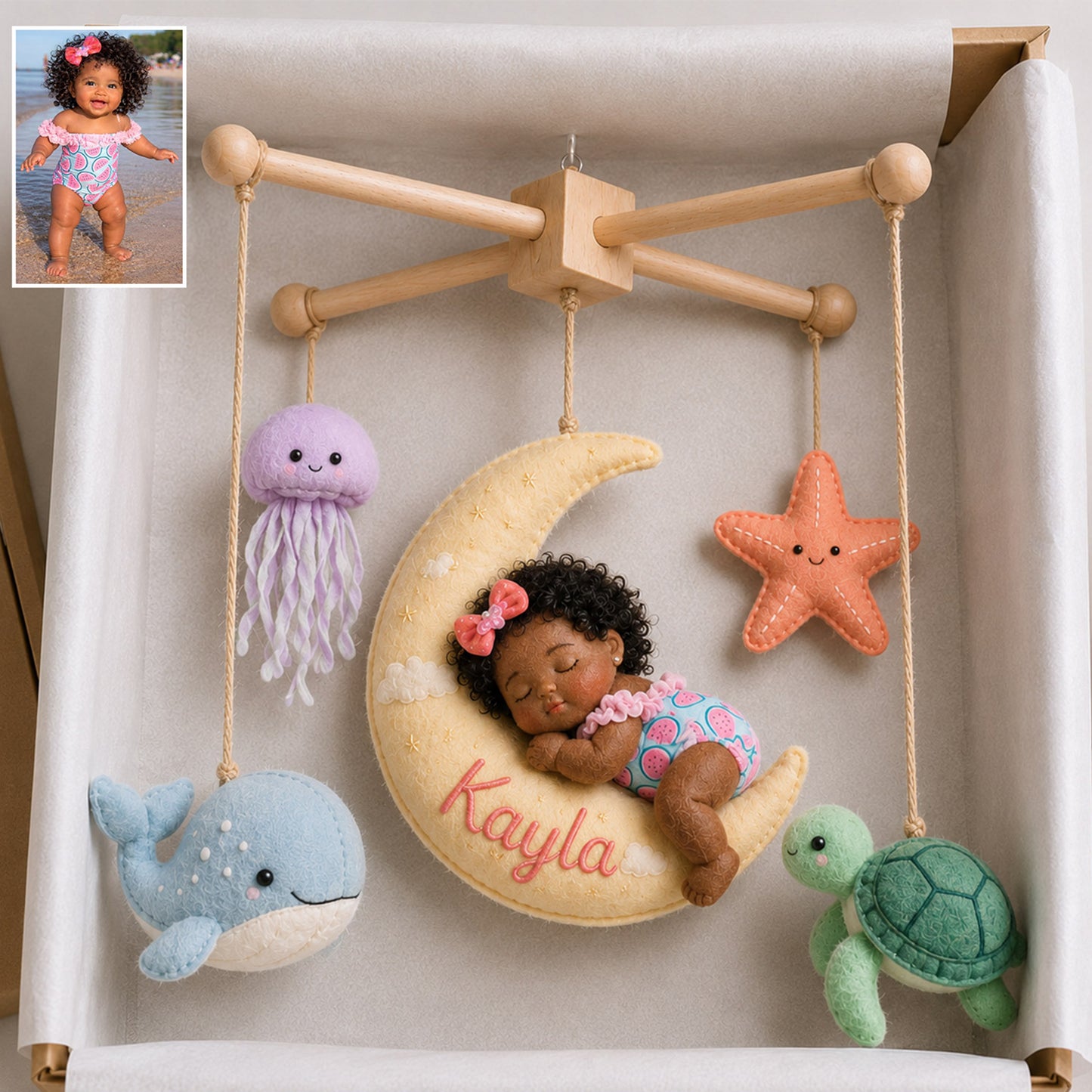 Sweet Dream - Personalized Newborn Crib Mobile