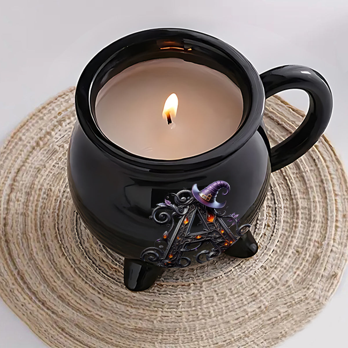 Hexennamen-Anfangsbuchstabe - Personalisierter Hexenkessel-Becher