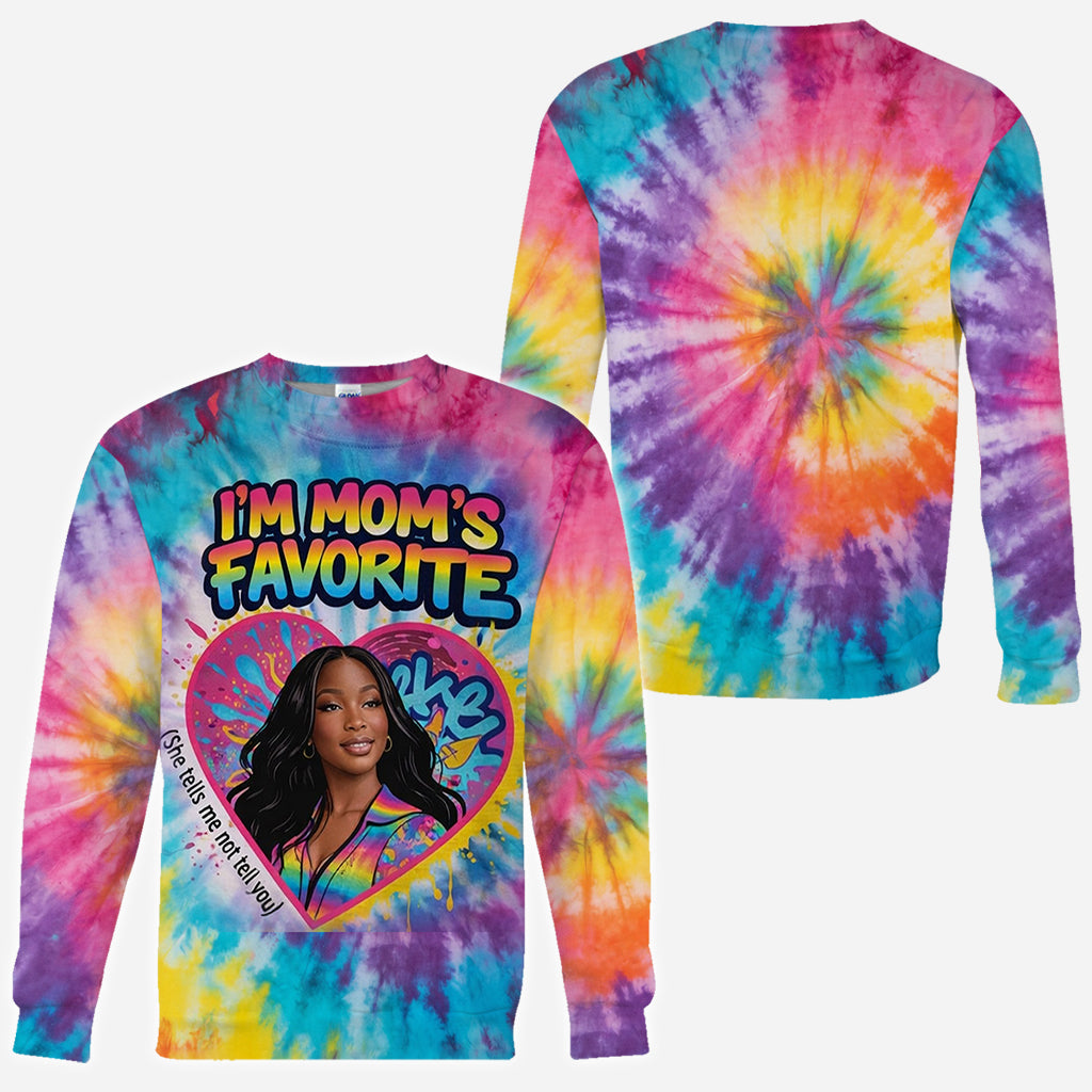 Lustiges Muttertagsgeschenk, Mamas Favorit - Personalisierte Mutter All Over Shirt