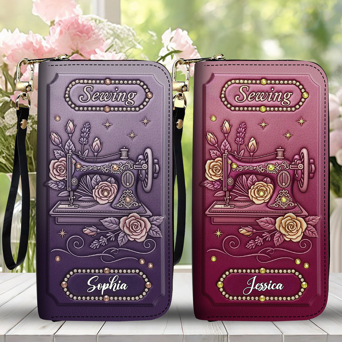 Nähbegeisterung – Personalisierte Ledergeldbörse