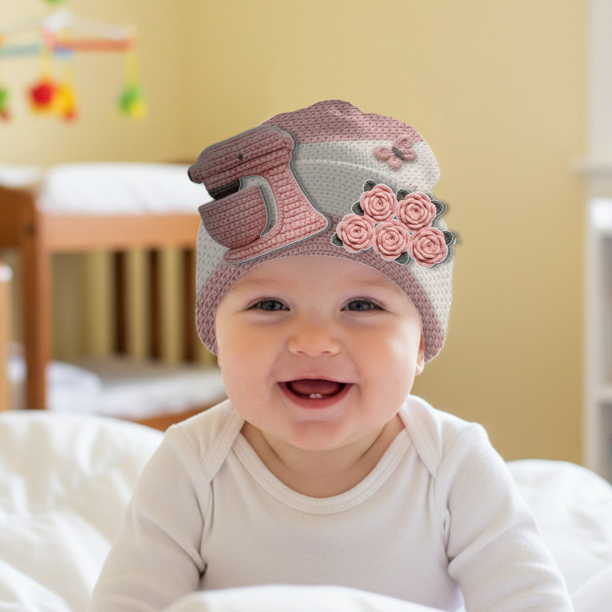 Backbegeisterte – Personalisierte Backmütze mit Aufnähern