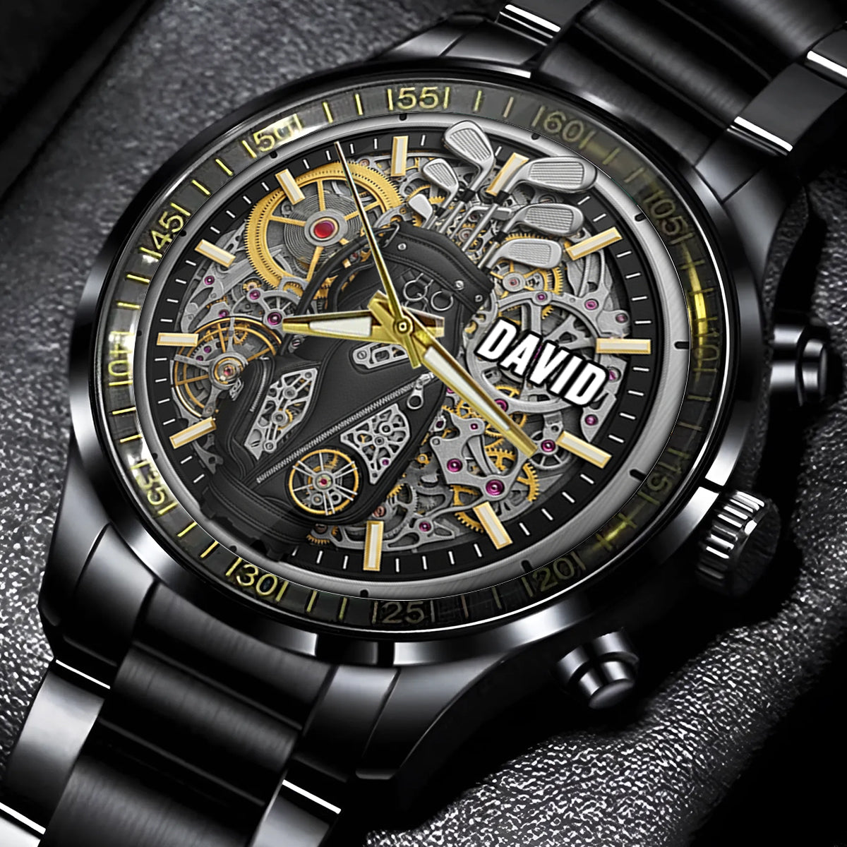 Golf ist mein Leben – personalisierte Golf-Handuhr