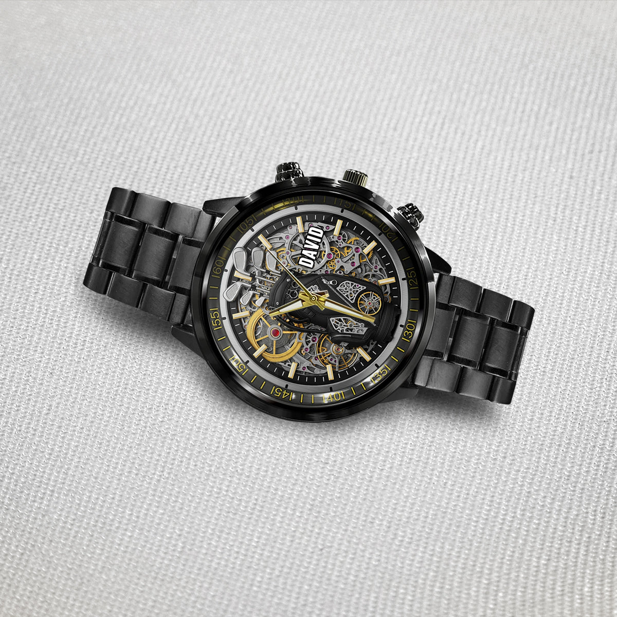 Golf ist mein Leben – personalisierte Golf-Handuhr