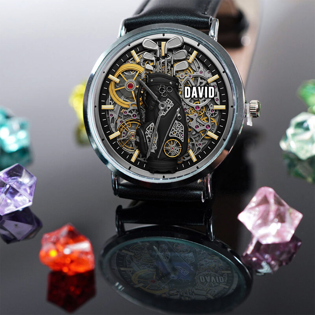 Golf ist mein Leben – personalisierte Golf-Handuhr