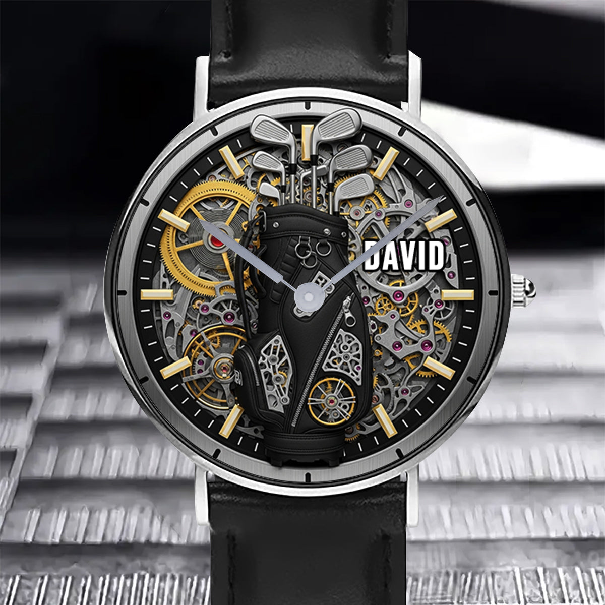 Golf ist mein Leben – personalisierte Golf-Handuhr