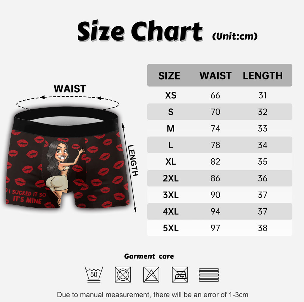 Lustige Karikatur, Valentinstagsgeschenk für Freund/Ehemann – personalisierte Boxershorts für Paare