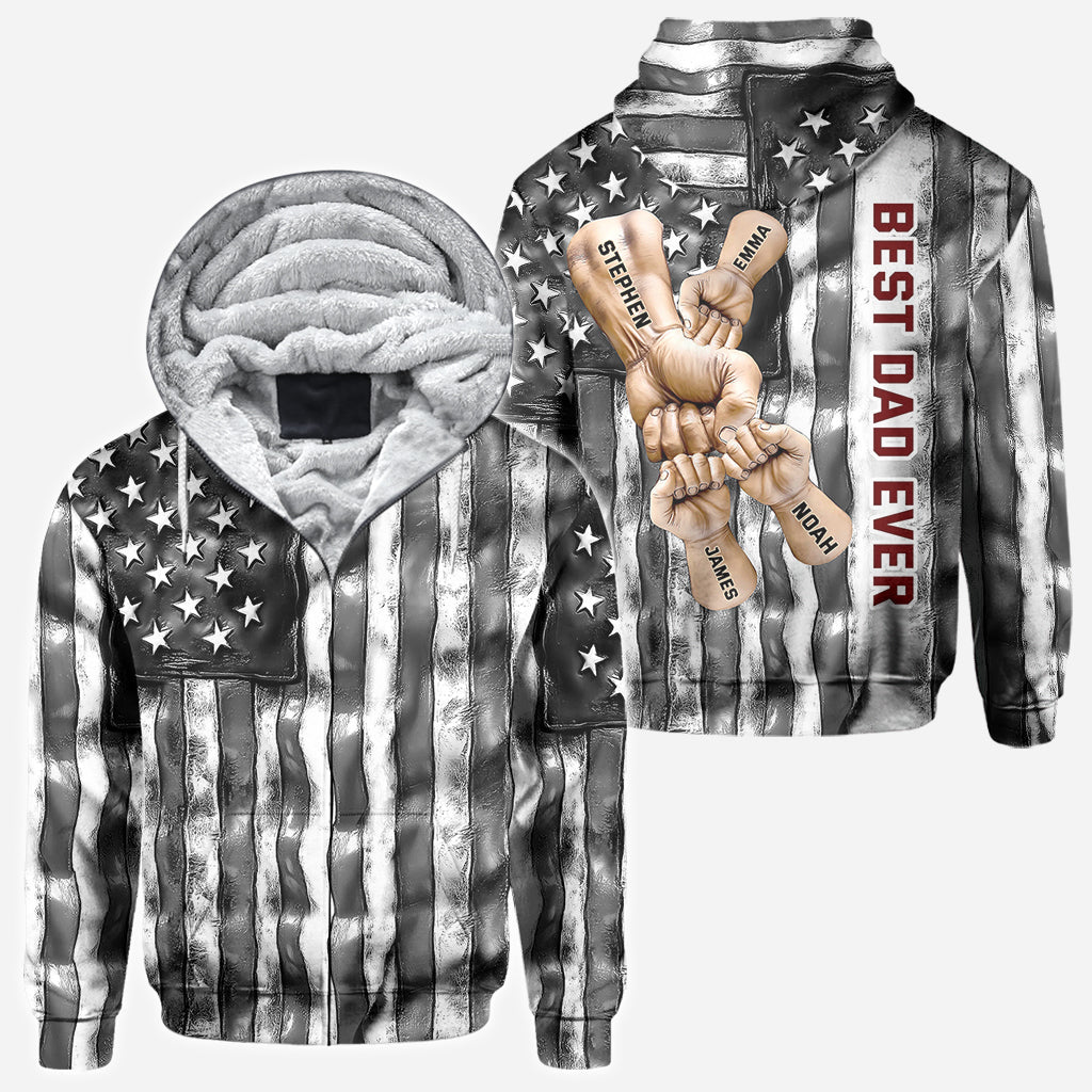 Bester Papa aller Zeiten - Personalisiertes Vater-Shirt