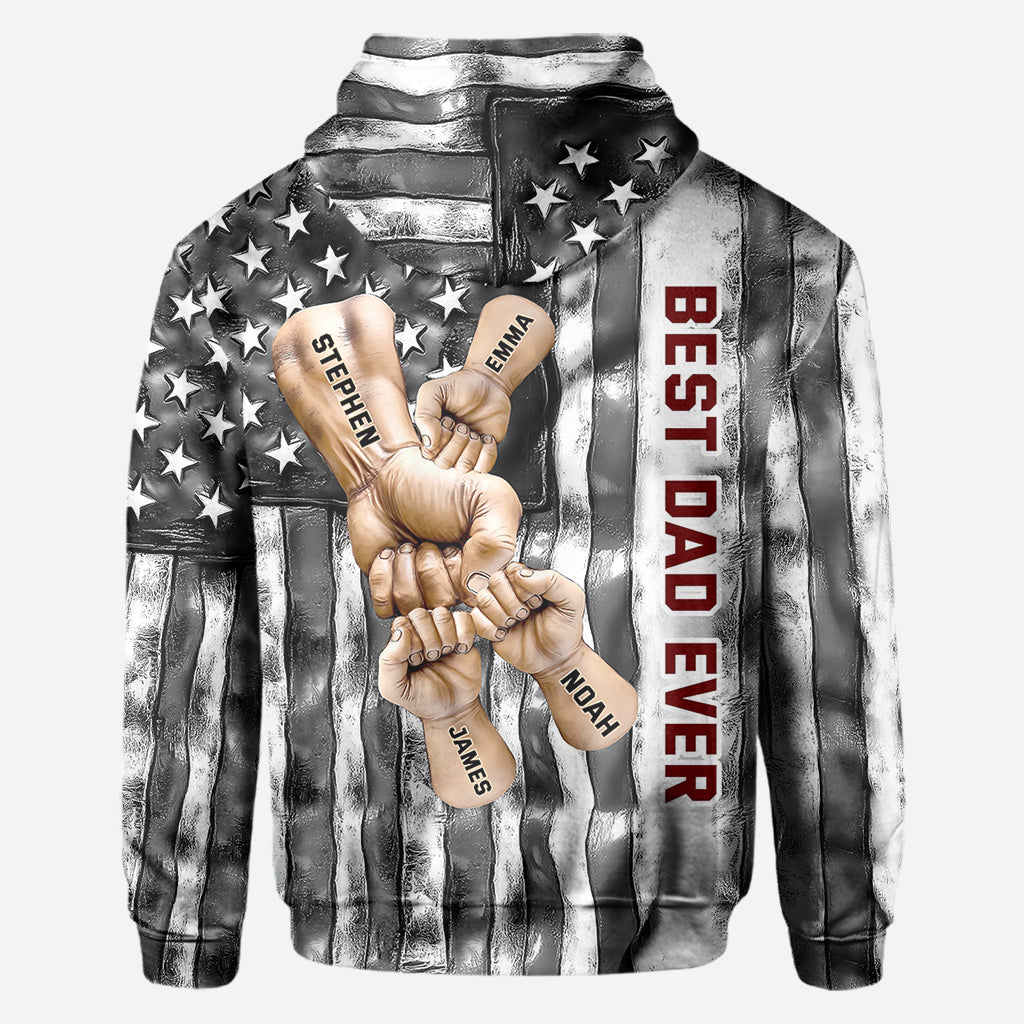 Bester Papa aller Zeiten - Personalisiertes Vater-Shirt