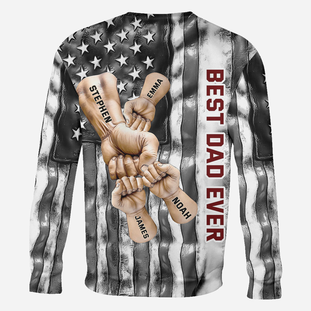 Bester Papa aller Zeiten - Personalisiertes Vater-Shirt