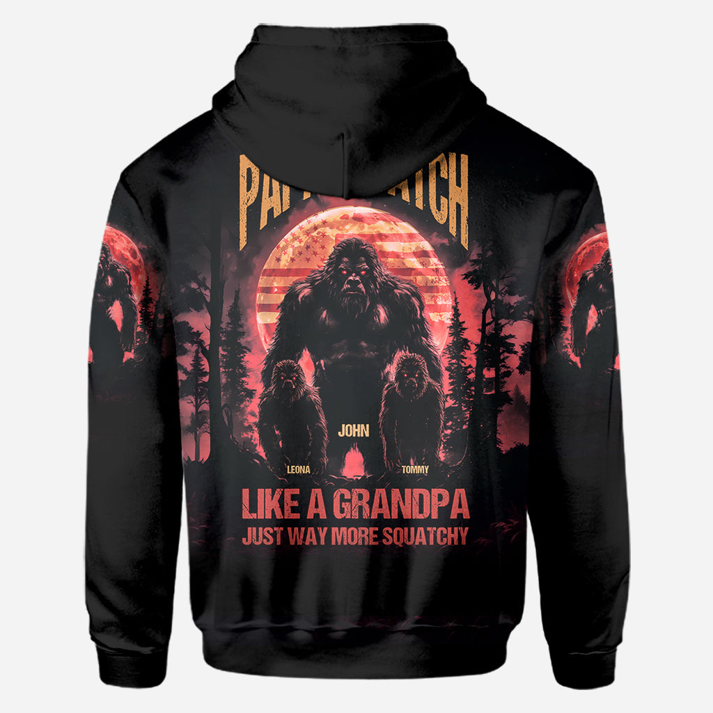 Papasquatch - Personalized Father All Over Shirt