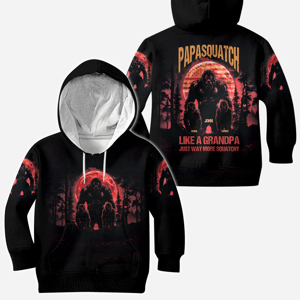 Papasquatch - Personalized Father All Over Shirt