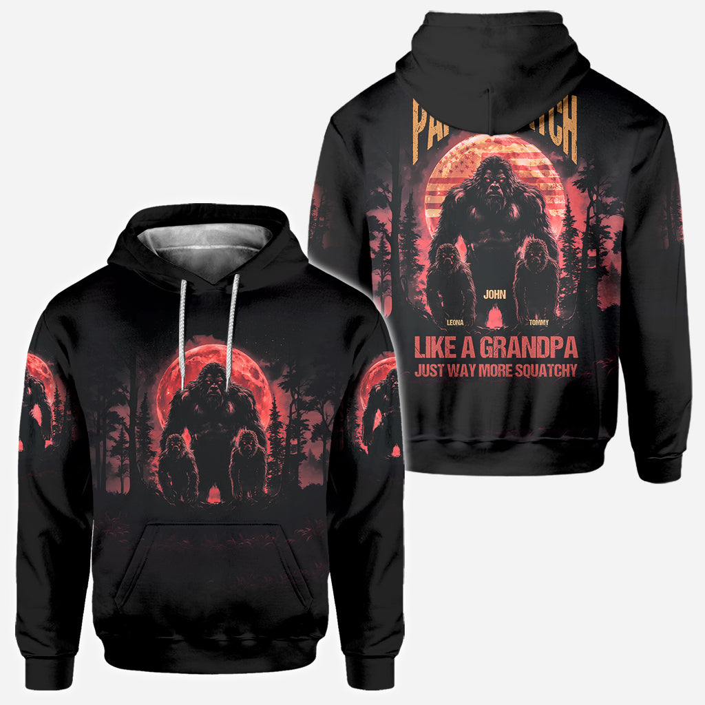 Papasquatch - Personalized Father All Over Shirt