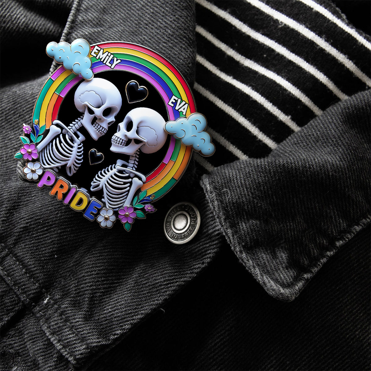 Be Kind Be Proud - Personalized LGBT Support Pin