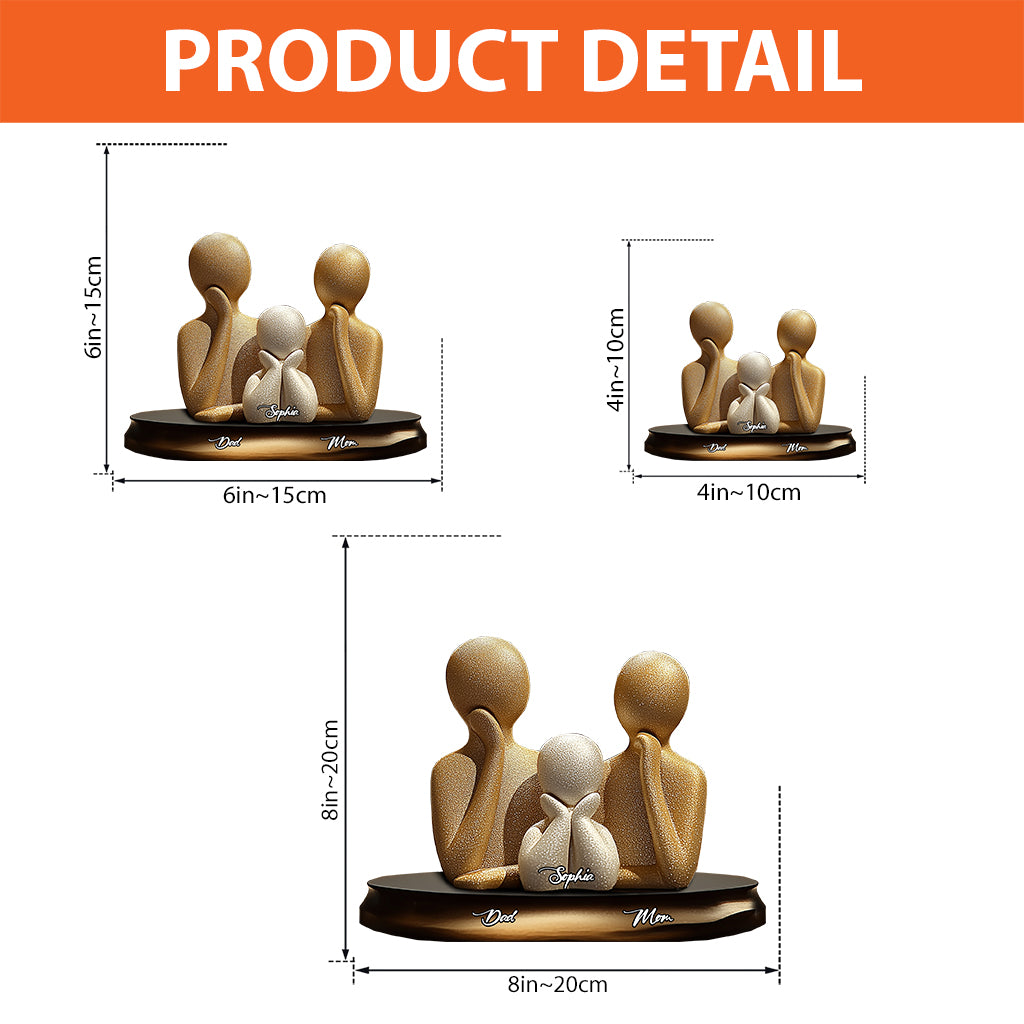 Family Forever - Personalized Family Custom Shaped Acrylic Plaque