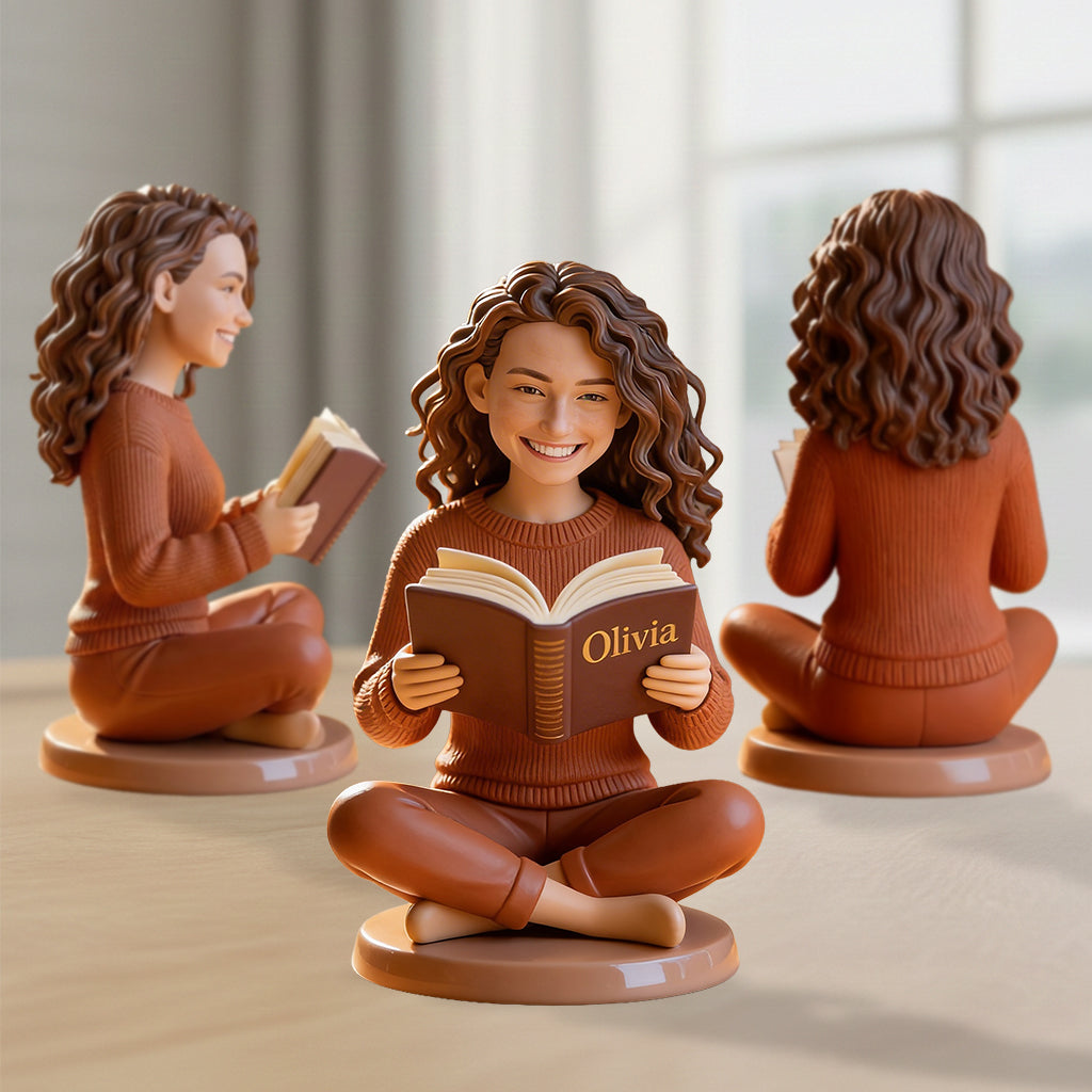 Custom Any Photo Love Books - Personalized Book Premium 3D Figurine