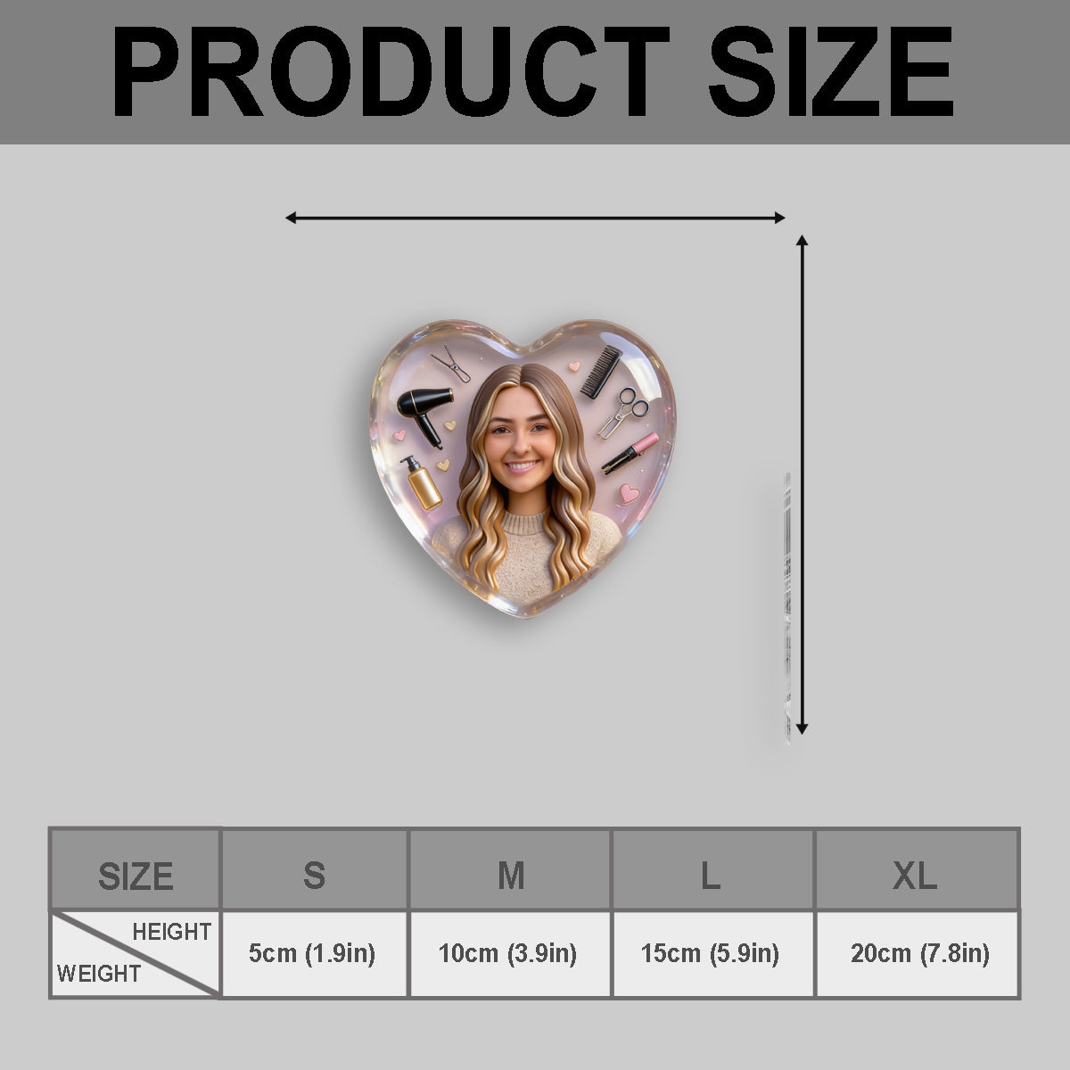 Gift For Hairdressers, Custom From Any Photo - Personalized Hairdresser Pocket Hug Card