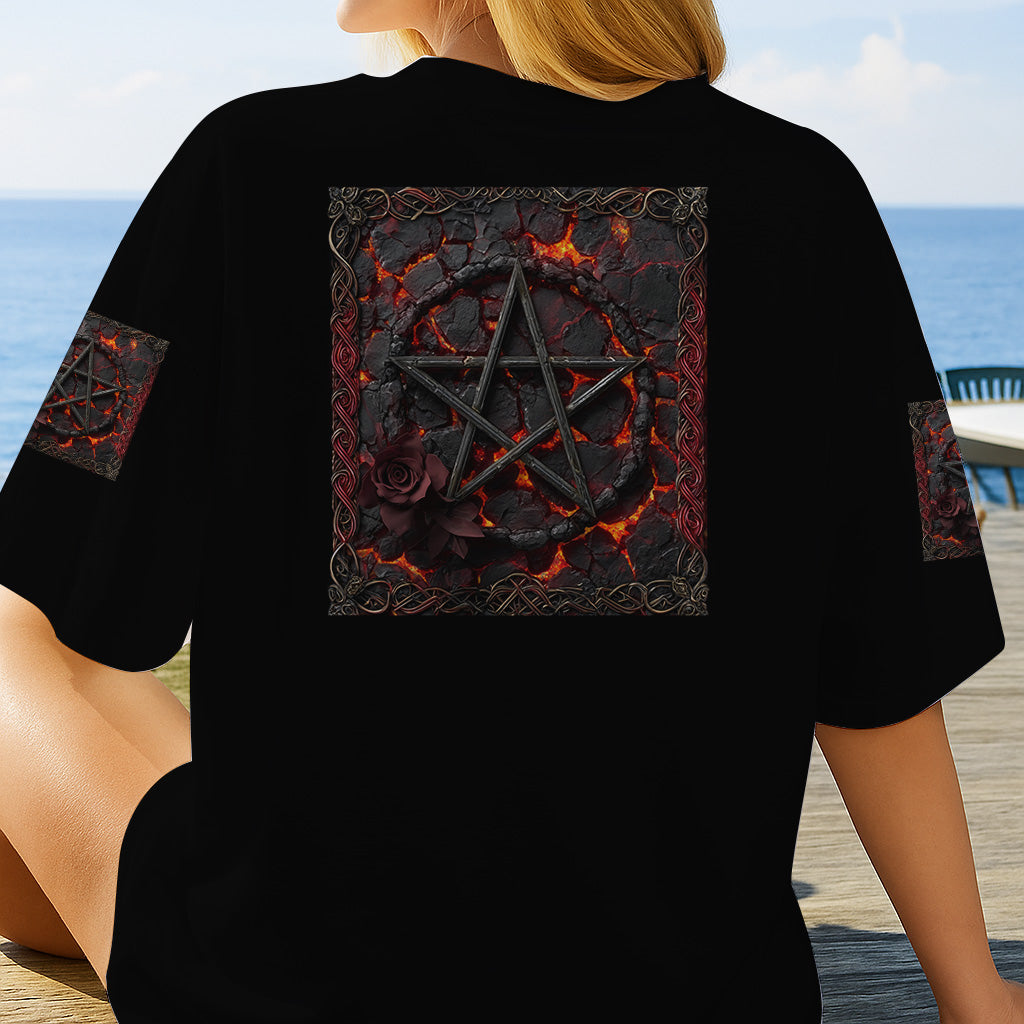 Purple Witch - Personalized Witch All Over Shirt