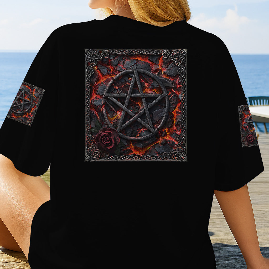 Lila Hexe – Personalisiertes Hexen-Shirt