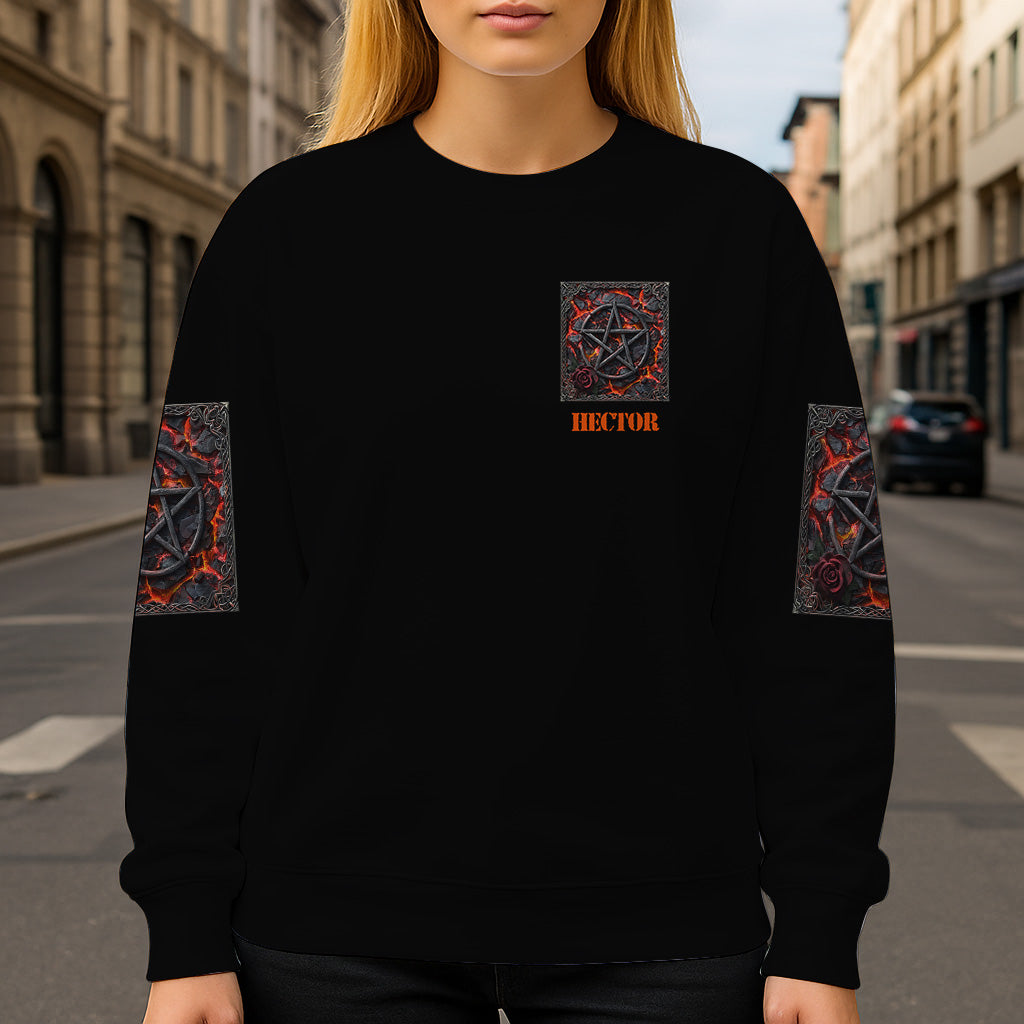 Lila Hexe – Personalisiertes Hexen-Shirt