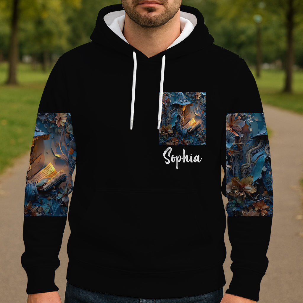 Lila Hexe – Personalisiertes Hexen-Shirt