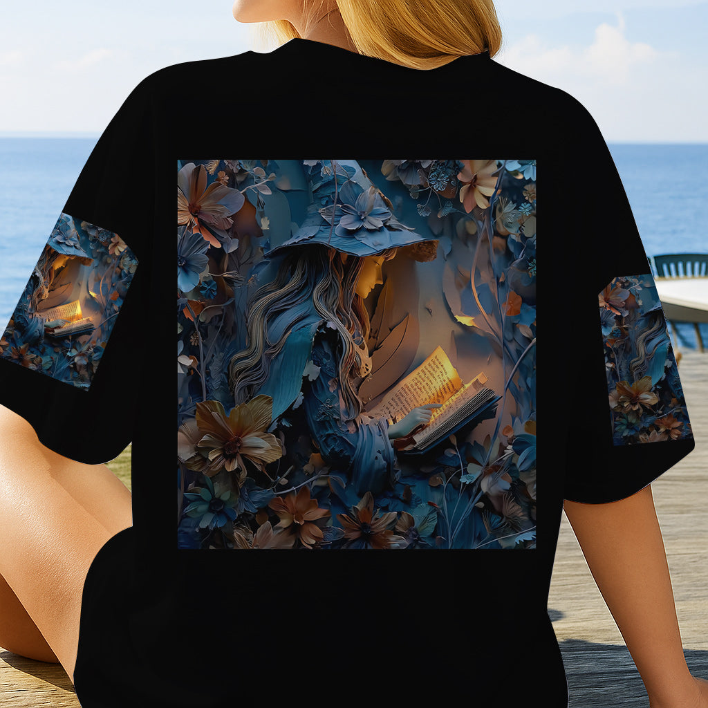 Lila Hexe – Personalisiertes Hexen-Shirt