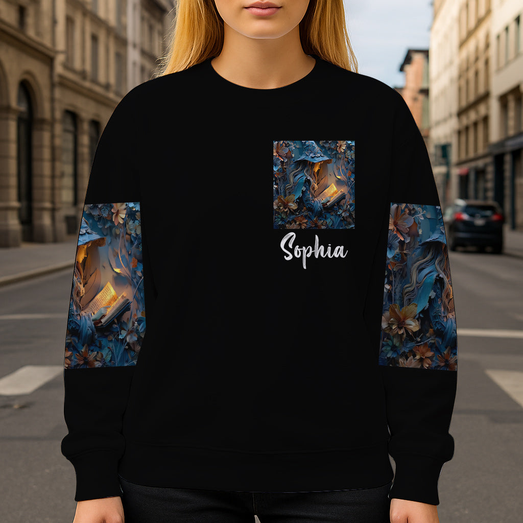 Lila Hexe – Personalisiertes Hexen-Shirt