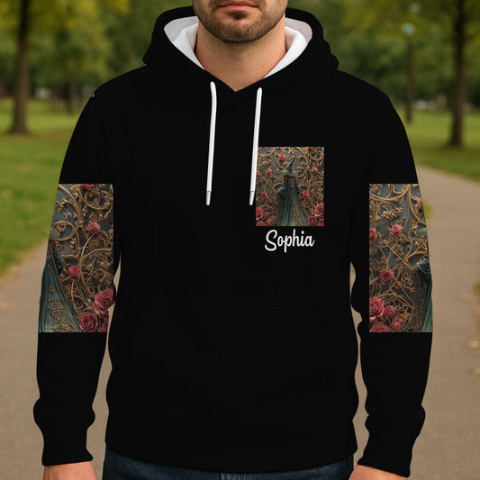 Lila Hexe – Personalisiertes Hexen-Shirt