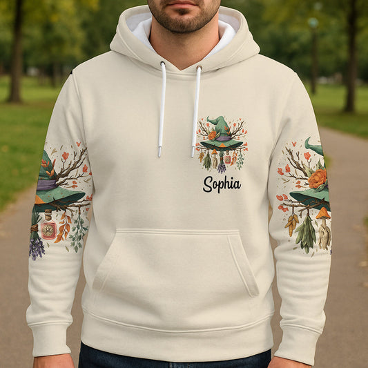 Lila Hexe – Personalisiertes Hexen-Shirt