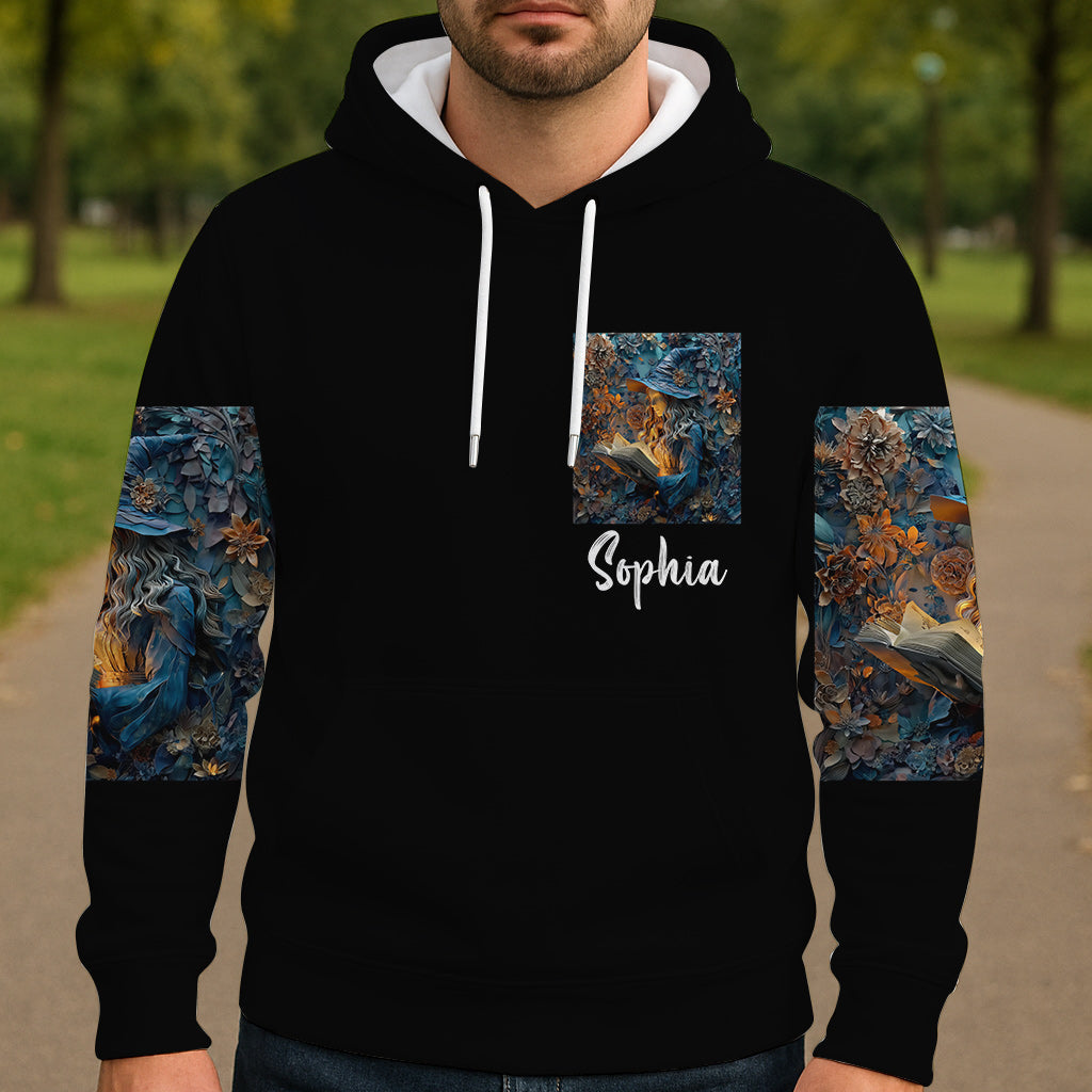 Lila Hexe – Personalisiertes Hexen-Shirt