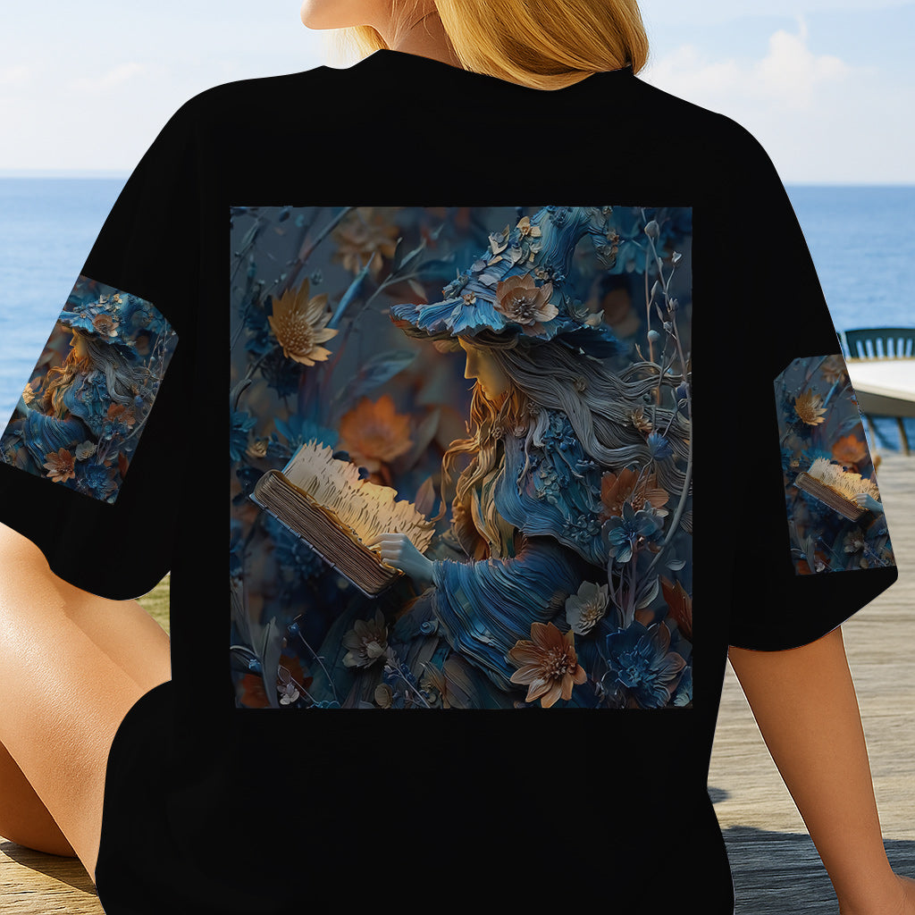 Lila Hexe – Personalisiertes Hexen-Shirt