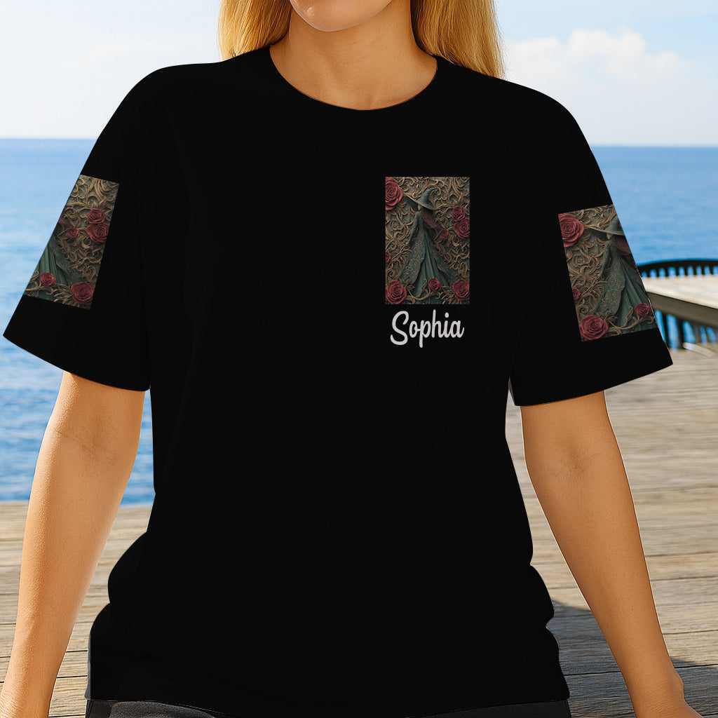 Purple Witch - Personalized Witch All Over Shirt