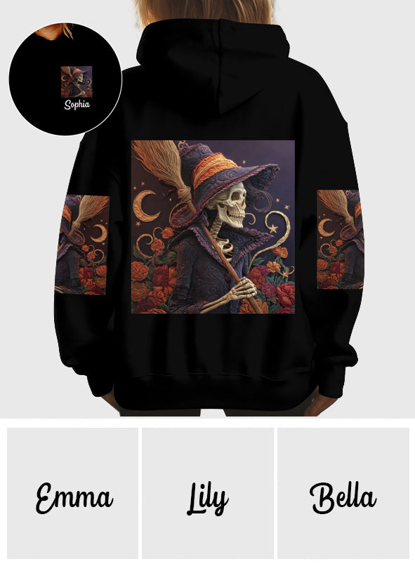 Lila Hexe – Personalisiertes Hexen-Shirt