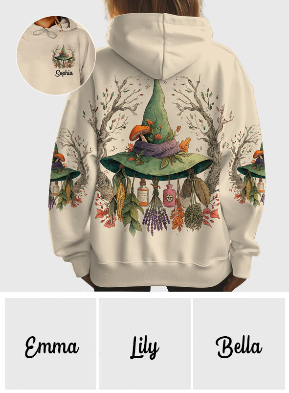 Lila Hexe – Personalisiertes Hexen-Shirt