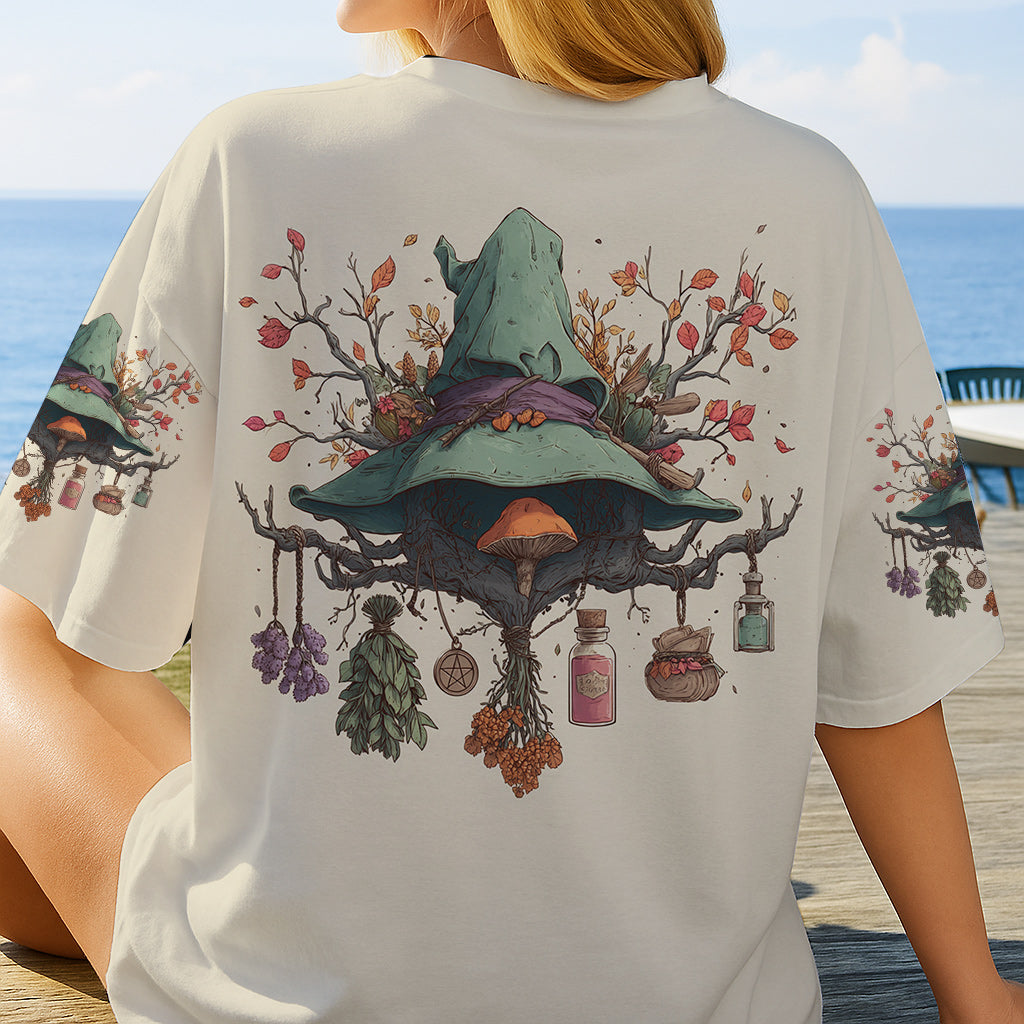Purple Witch - Personalized Witch All Over Shirt