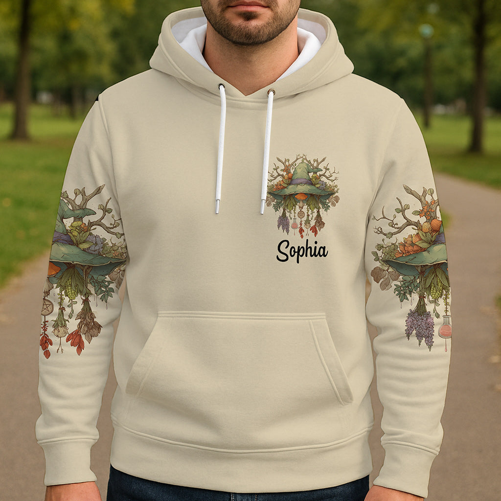 Lila Hexe – Personalisiertes Hexen-Shirt