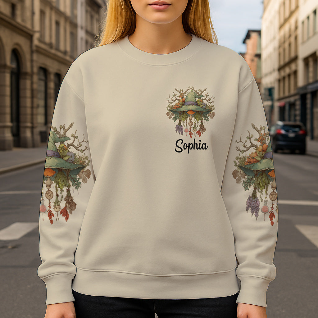 Lila Hexe – Personalisiertes Hexen-Shirt