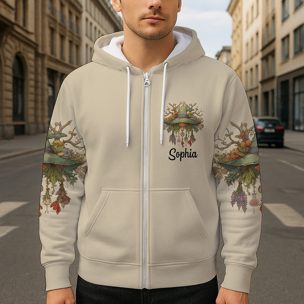 Lila Hexe – Personalisiertes Hexen-Shirt