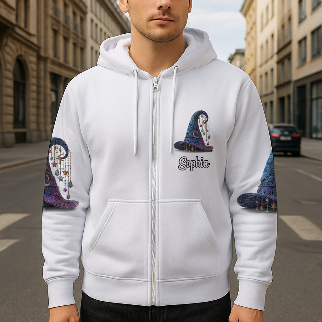 Lila Hexe – Personalisiertes Hexen-Shirt