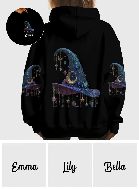 Lila Hexe – Personalisiertes Hexen-Shirt