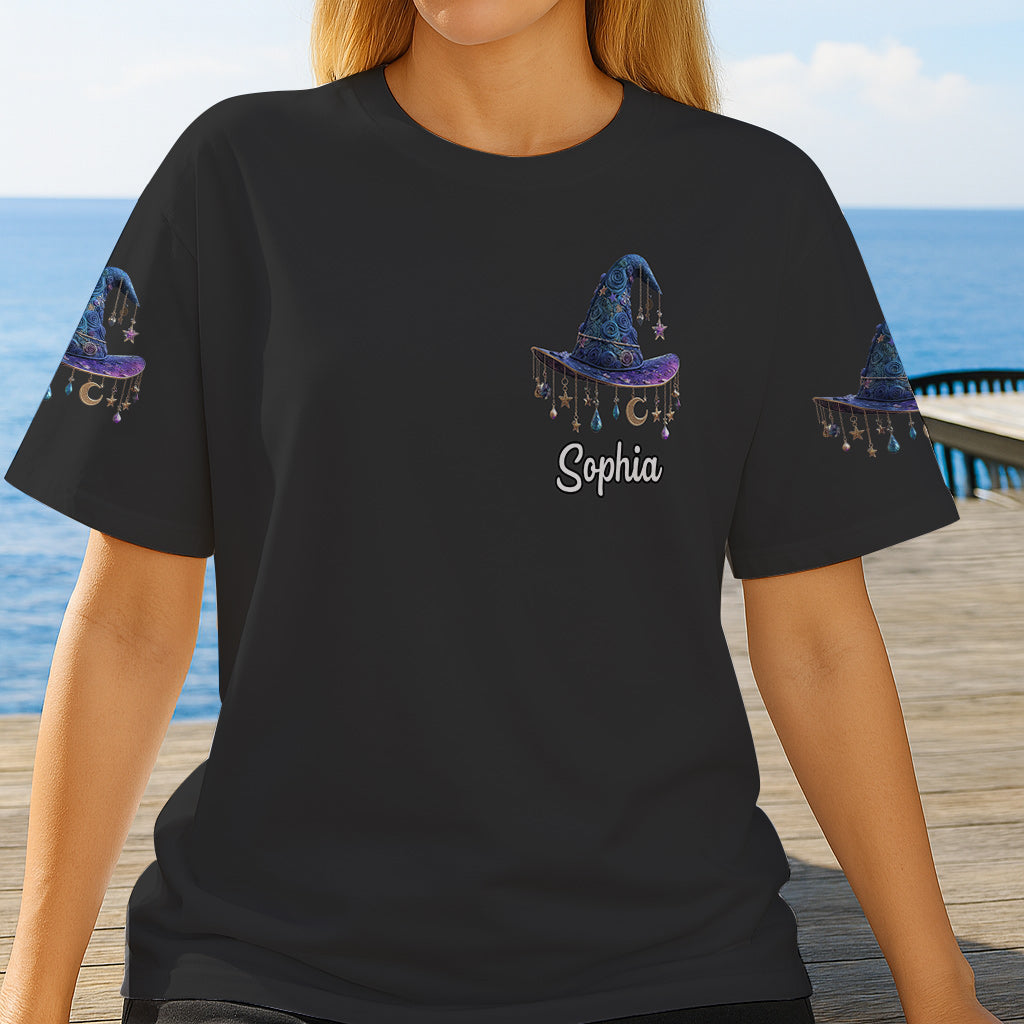 Purple Witch - Personalized Witch All Over Shirt