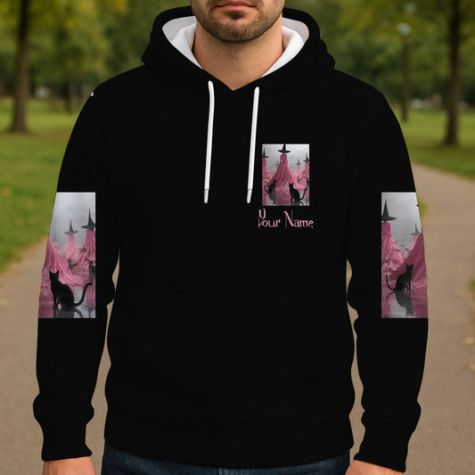 Lila Hexe – Personalisiertes Hexen-Shirt