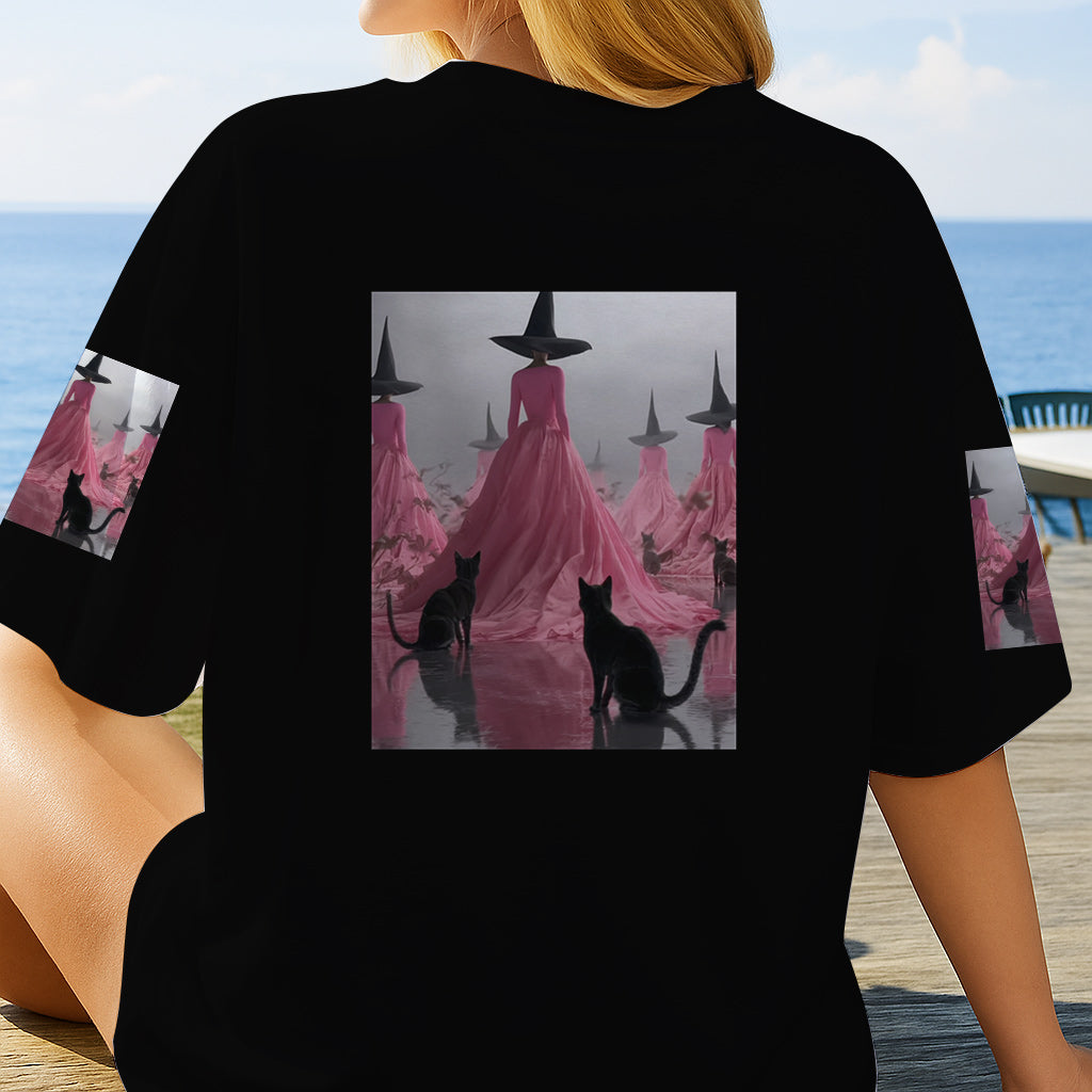 Lila Hexe – Personalisiertes Hexen-Shirt