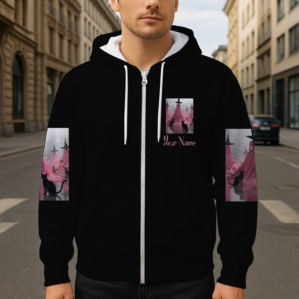 Lila Hexe – Personalisiertes Hexen-Shirt